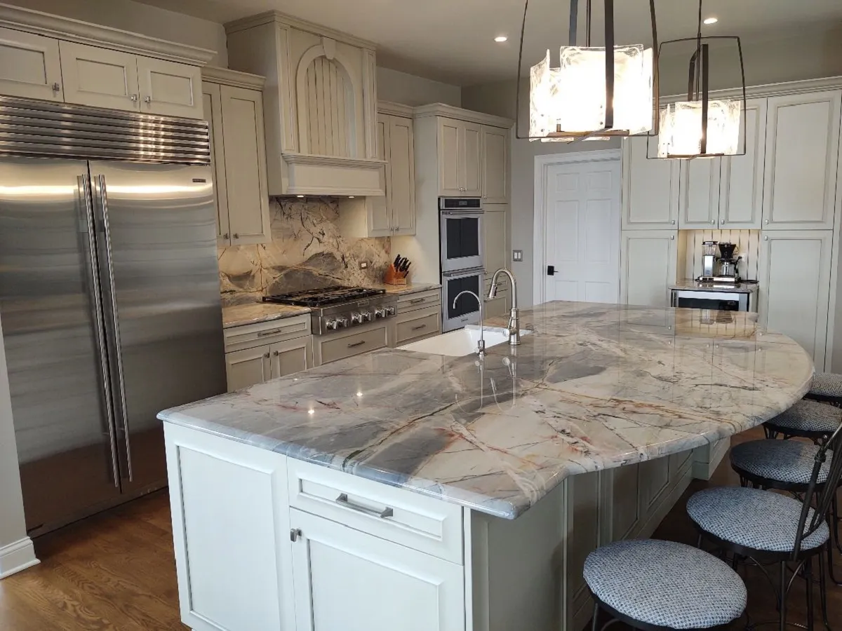 Transform Your Kitchen with Blue Ijen Quartzite Countertops